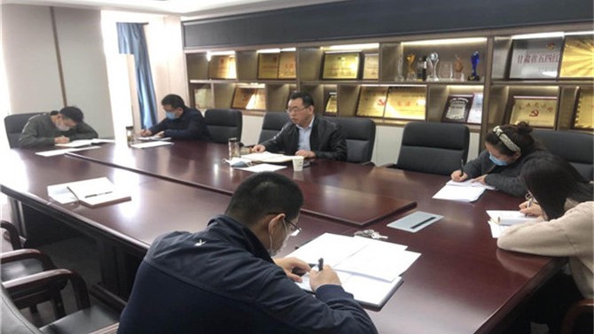 黨群工作部傳達學習公司一屆二次職代會、 經營工作會會議精神