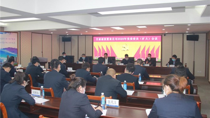 置業公司黨委召開黨委委員（擴大）會暨2020年黨風廉政建設專題會議