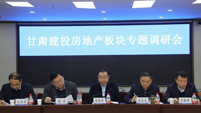 蘇躍華一行調研公司房地產開發工作