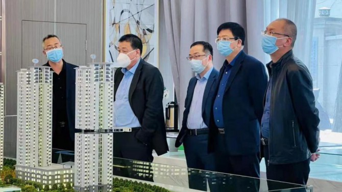 李鎖林一行調(diào)研金悅府項目