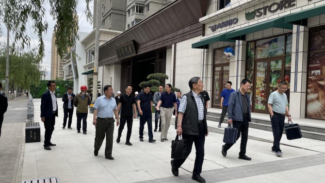 甘肅省房協對“廣廈獎”候選項目百酈天香進行培育指導