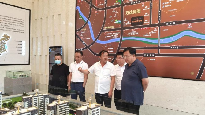 甘肅建投副總經理胡巖調研指導天津百酈榮錦苑項目